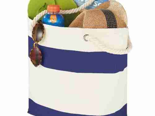 Capri Stripes Cotton Shopper Tote