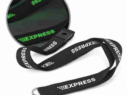 Glow in the Dark Logo Lanyard