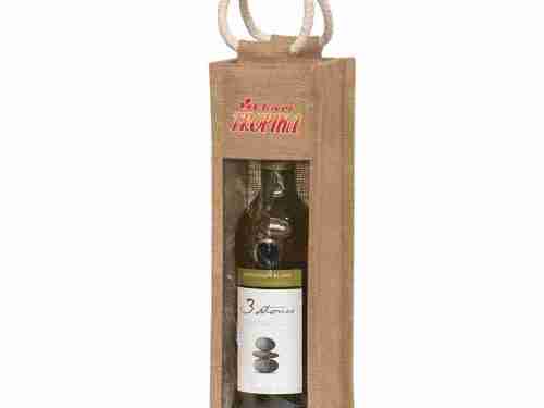 Serena Jute Wine Carrier