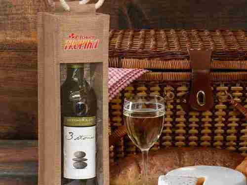 Serena Jute Wine Carrier