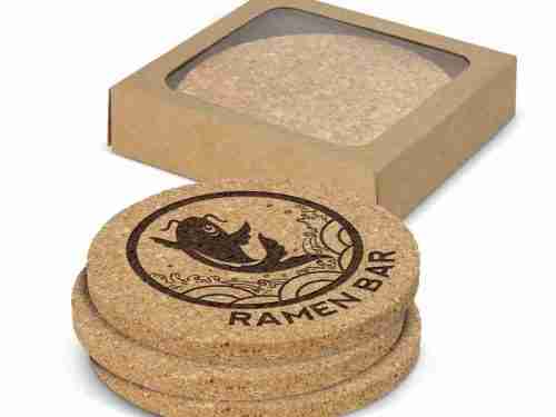 Oakridge Cork Coaster Round Set of 4