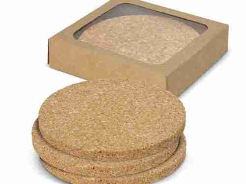 Oakridge Cork Coaster Round Set of 4