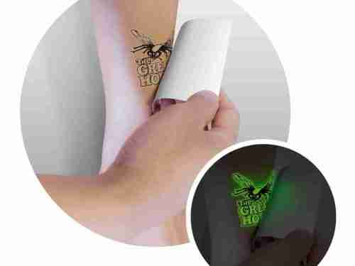 Temporary Tattoo Glow in the Dark – 51mm x 51mm