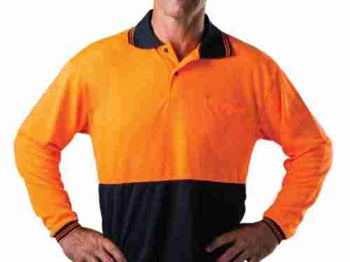 Hi Viz Long Sleeve Polo