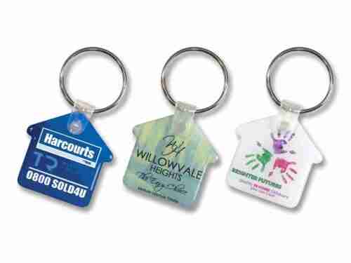 House Flexi Resin Key Ring