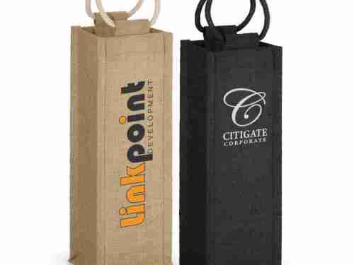 Napoli Jute Wine Carrier