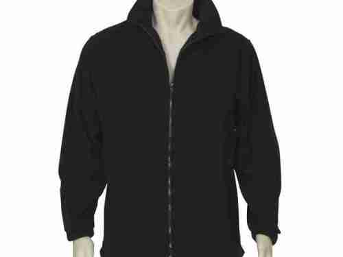 Mens Plain Micro Fleece Jacket